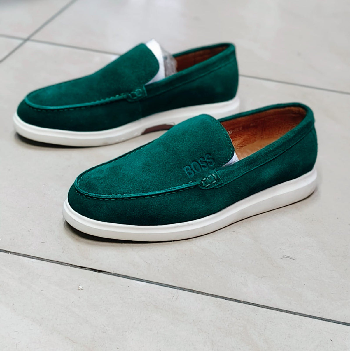 Premium Leather BOSS Moccassin