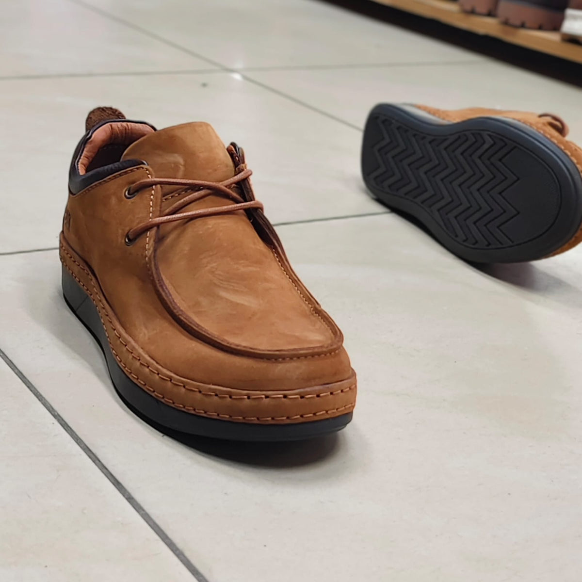 Pure Leather CAT Moc~toe