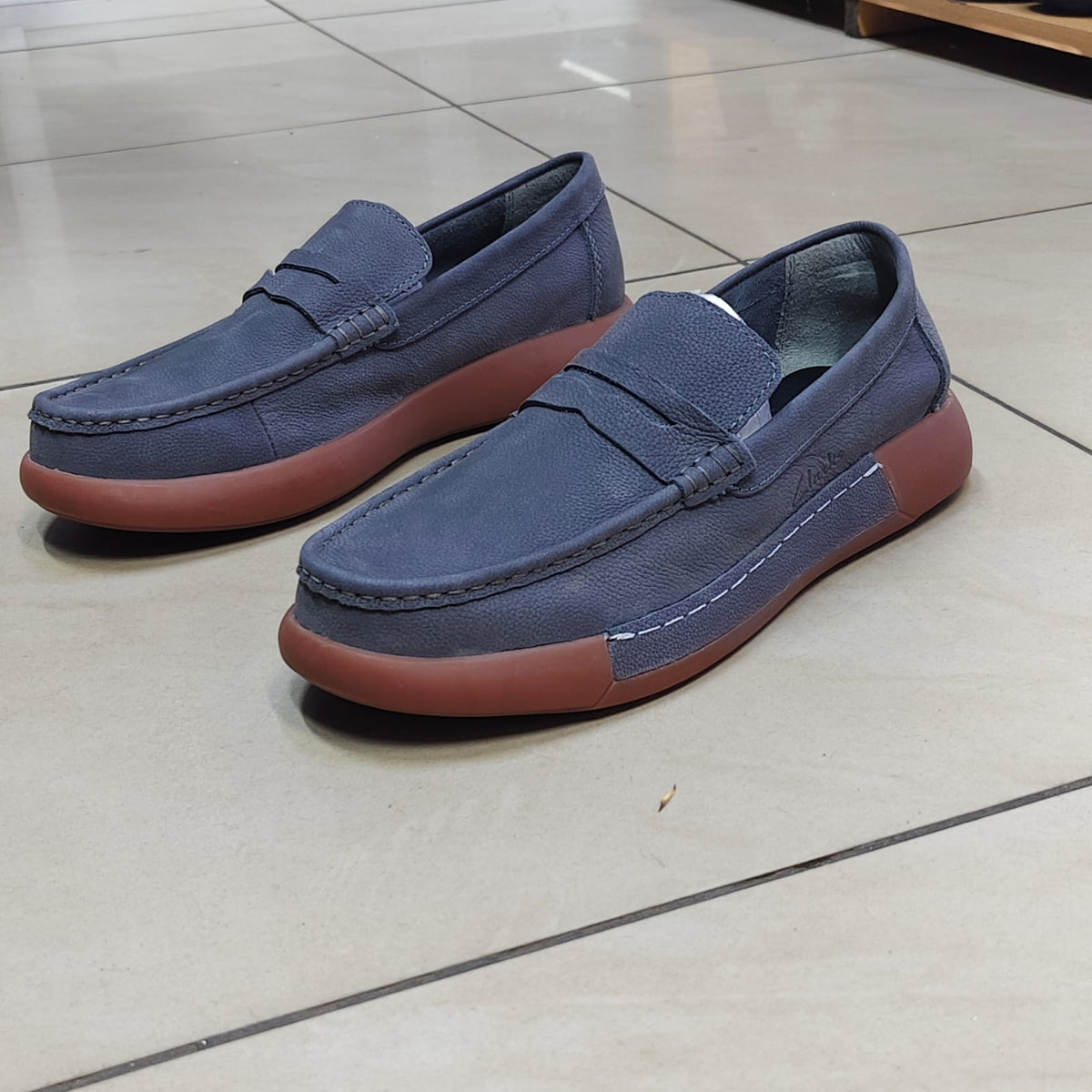 Premium Leather Clarks Penny Loafers