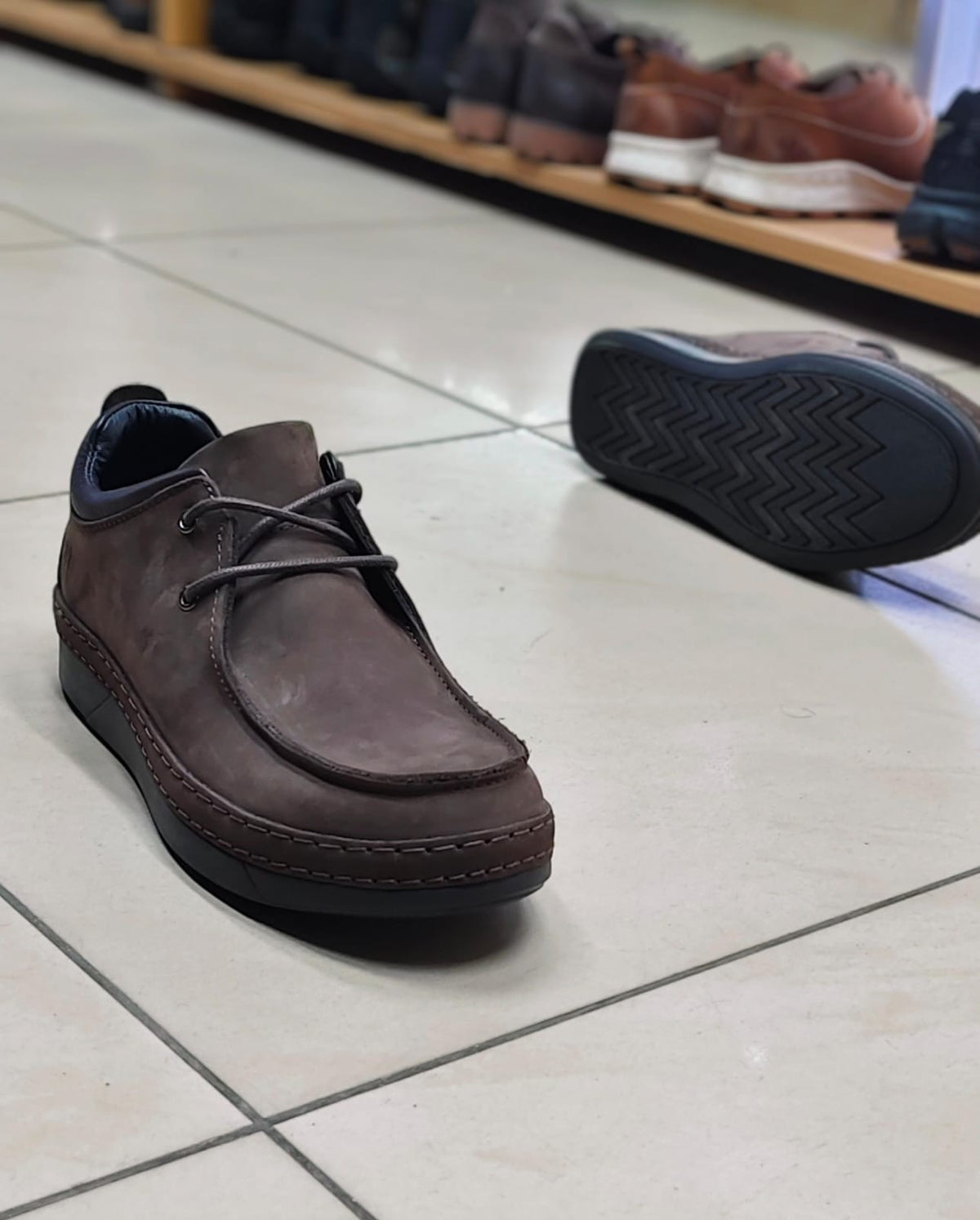Pure Leather CAT Moc~toe